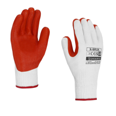 Procera X-bruk latex bevonatos védőkesztyű piros 10