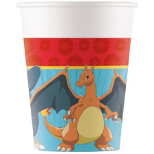 Procos Pokémon papír pohár 8db-os szett 200ml party kellék