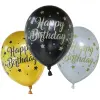Procos Szülinapi lufi "Happy Birthday" felirattal 6db-os szett