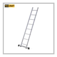  PROCRAFT alumínium egyrészes létra 286cm 1x11 PLA1.286 létra és állvány