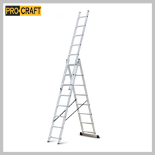 PROCRAFT Alumínium háromrészes létra 3x8 Procraft PLA3.508 létra és állvány