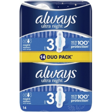 Procter&Gamble Mindig párnák (14 db/fol) Ultra Duo Night intim higiénia