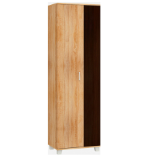 PRODA Andretti Előszoba bútor gardróbszekrény Magasfényű fekete - Szilva N bútor