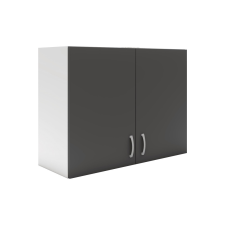 PRODA Benita 2 ajtós Felső konyhaszekrény Antracit-Fehér 80x30x60 cm bútor