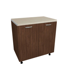PRODA Elba alsó-felső konyhaszekrény szett munkapulttal 80 cm Wenge színben bútor