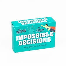Professor Puzzle PP Matchbox kártyajáték - Impossible decisions társasjáték puzzle, kirakós