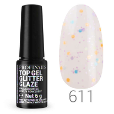 Profinails Glitter Glaze Flash Effekt fixálásmentes LED/UV fényzselé 6g No. 611 műköröm zselé