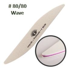 Profinails hullám körömreszelő - fehér 80/80 körömreszelő