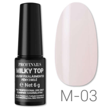 .Profinails Milky Top fixálásmentes LED/UV fényzselé 6g M-03 Blush Pink műköröm zselé