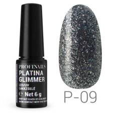 Profinails Platina Glimmer LED/UV lakkzselé P-09 lakk zselé