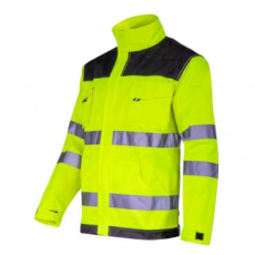 Profix Hungary Munkaruha Kabát Láthatósági Zöld/Fekete 2XL
