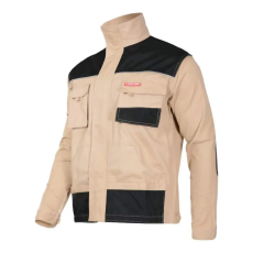 Profix Hungary Munkavédelmi Kabát Beige/Fekete 2L/54
