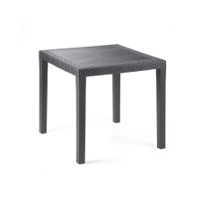 Progarden King kerti asztal antracit 79x79x72 cm kerti bútor