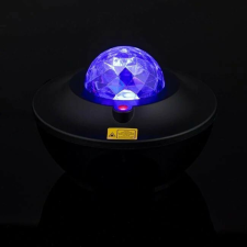 Projektor kamerához, LED, távirányítóval és USB kábellel, fekete színű éjjeli fény