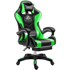 ProLight Likeregal 920 masszázs gamer szék lábtartóval zöld forgószék