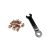 Propedal P53 pót tüske cserélhető szegecses pedálhoz, M4x4,5 mm, 10 db