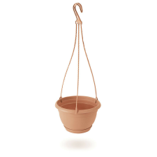 PROSPERPLAST Agro Függő Virágcserép Terrakotta 27 cm, 10db-os csomag kerti tárolás