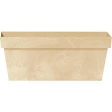 PROSPERPLAST Cube Case Beton Hatású Edény DCUC600E Krémszínű (CEN-78344) kerti tárolás