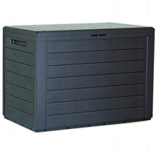 PROSPERPLAST Kerti tároló doboz, Antracit, PVC, 78x44x55 cm, MCT Garden 1239 kerti tárolás
