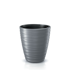 PROSPERPLAST Maze Kőhatású Kültéri Virágtartó Szürke 37,5 cm, 3db-os csomag kerti tárolás
