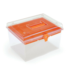 PROSPERPLAST NUF Rendszerező Doboz Fekete 29cm, 18db-os csomag bútor