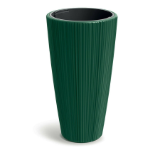 PROSPERPLAST Oro Bordázott Kültéri Virágcserép Fenyőzöld 39 cm, 3db-os csomag kerti tárolás
