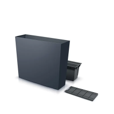PROSPERPLAST Prosperplast URBI CASE T virágcserép 77 cm antracit kerti tárolás