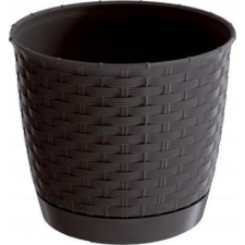 PROSPERPLAST Ratolla Kerek - 22 cm, Barna (PPL DRLO220-440U/ALL) kerti tárolás