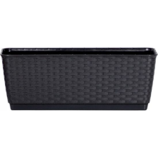 PROSPERPLAST Rattan Virágcserép Horgokkal Ratolla DRL500PW Umbra (DRL500PW-440U) kerti tárolás