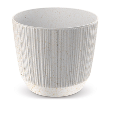 PROSPERPLAST Ryfo Eco Wood cserép 13 cm fehér kerti tárolás