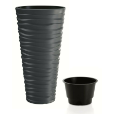 Prosperplast SAND SLIM virágcserép antracit 34,9 cm kerti tárolás
