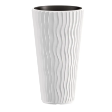  Prosperplast SANDY SLIM virágcserép fehér 29,7 cm kerti tárolás