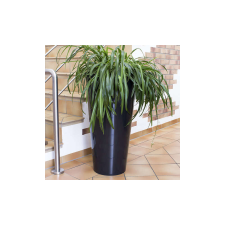 PROSPERPLAST Tubus Slim Shine virágcserép Ø40x76,2cm 64L Antracit kerti tárolás