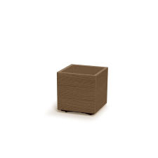 PROSPERPLAST Virágcserép Prosperplast MADERA SQUARE 28,8 cm natur kerti tárolás