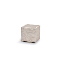 PROSPERPLAST Virágcserép Prosperplast MADERA SQUARE eco fa 28,8 cm fehér eco kerti tárolás