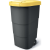 PROSPERPLAST Wheeler 95 l szemetes kuka antracit sárga fedéllel (CEN-80993)
