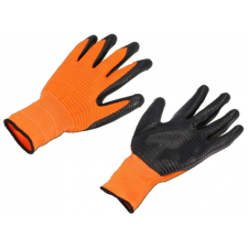 PROTECT2U "ORANGE" Védőkesztyű poliészter, nitril bevonatú  9-es védőkesztyű