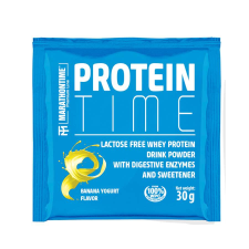 Protein Time Laktázenzimmel Dúsított fehérje banán-yoghurt íz 30 g - Marathontime vitamin és táplálékkiegészítő