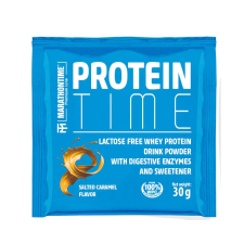 Protein Time Laktázenzimmel Dúsított fehérje sós karamell íz 30 g - Marathontime vitamin és táplálékkiegészítő