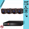  Provision 4 cső kamerás analóg megfigyelőrendszer 2MP HD Pro biztonsági kamera, variálható fókuszú objektív, 40m éjjellátás