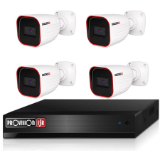  Provision 4 kamerás szett 4 csatornás PR-SH4100A5N2L(MM) AHD DVR + 4db kültéri inframegvilágítós PR-I2320A28 AHD csőkamera megfigyelő kamera