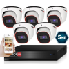 ProVision 5 MegaPixel Provision AHD-20 Dome 5 kamerás kamera rendszer (PR-AHD20-5MP-Dome-5)