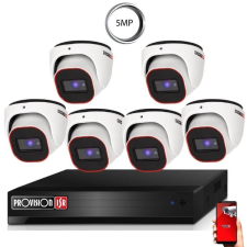 ProVision 5 MegaPixel Provision AHD-20 Dome 6 kamerás kamera rendszer megfigyelő kamera