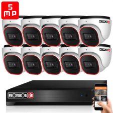 ProVision AHD-20 Dome 10 kamerás kamerarendszer 5MP megfigyelő kamera