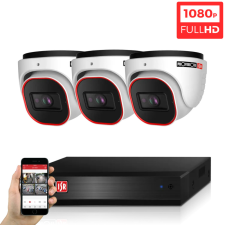 ProVision AHD-23B Dome 3 biztonsági kamerás kamerarendszer Full HD 2MP megfigyelő kamera