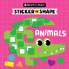 Publications International ltd Brain Games - Sticker by Shape: Animals (for Kids Ages 3-6) – Brain Games,Little Grasshopper Books (Puha kötésű)