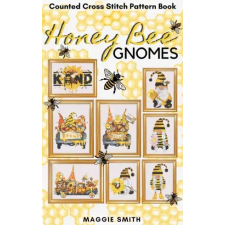 Publishdrive Honey Bee Gnomes Counted Cross Stitch Pattern Book egyéb e-könyv