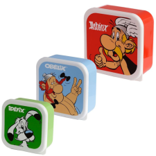 Puckator Ltd. Ételhordó Uzsonnás Doboz Szett M/L/XL, 3 db-os - Asterix, Obelix &amp; Idefix (Bokafix) - Asterix &amp; Obelix uzsonnás doboz