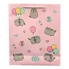 Puckator SRL Puckator ajándéktasak (40x35x12cm, XL) rózsaszín, Pusheen lufikkal (5)