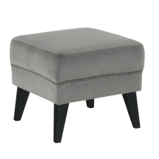  Puff, világosszürke/fekete, RODEZA bútor